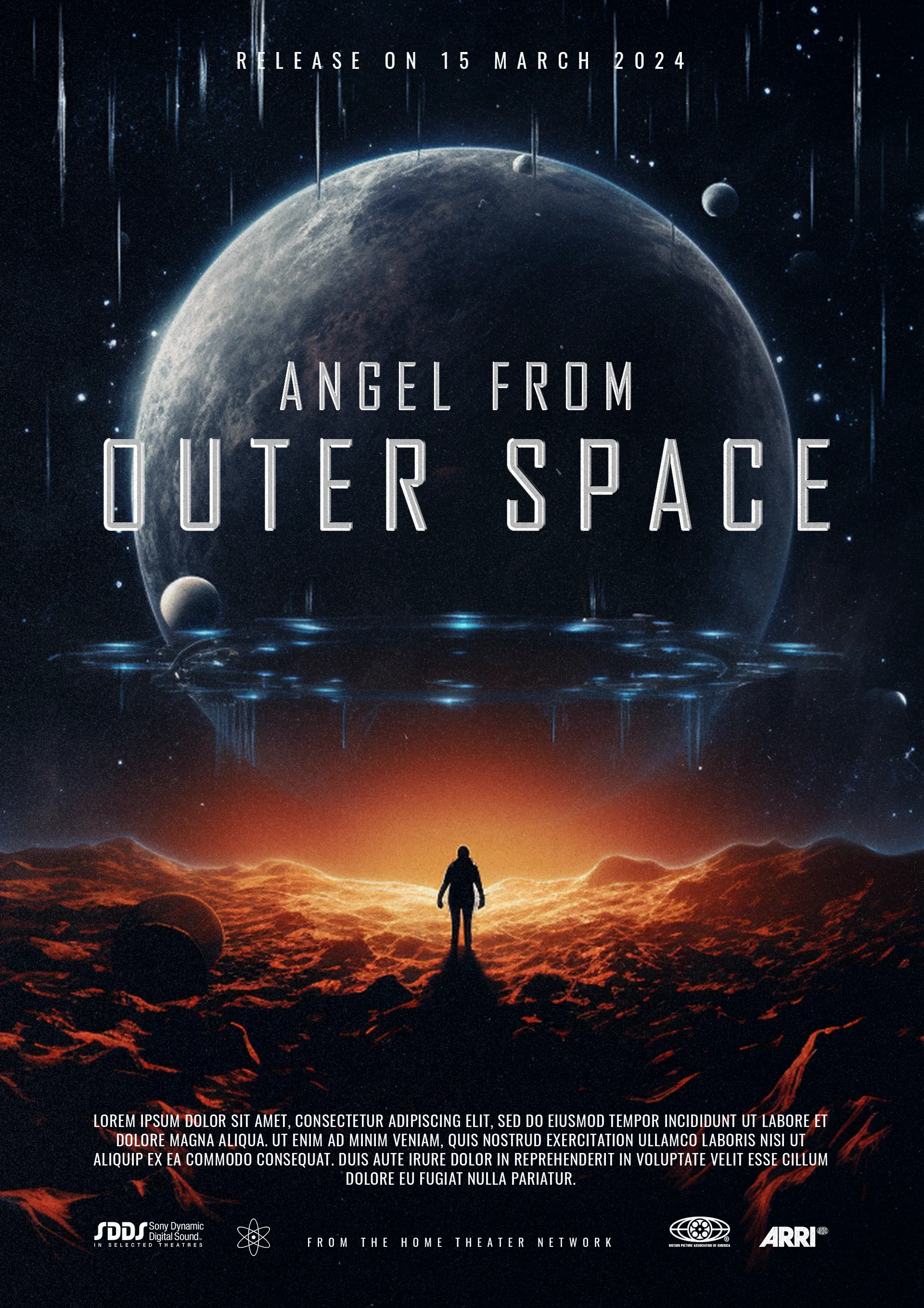 Abstract geometric digital artwork