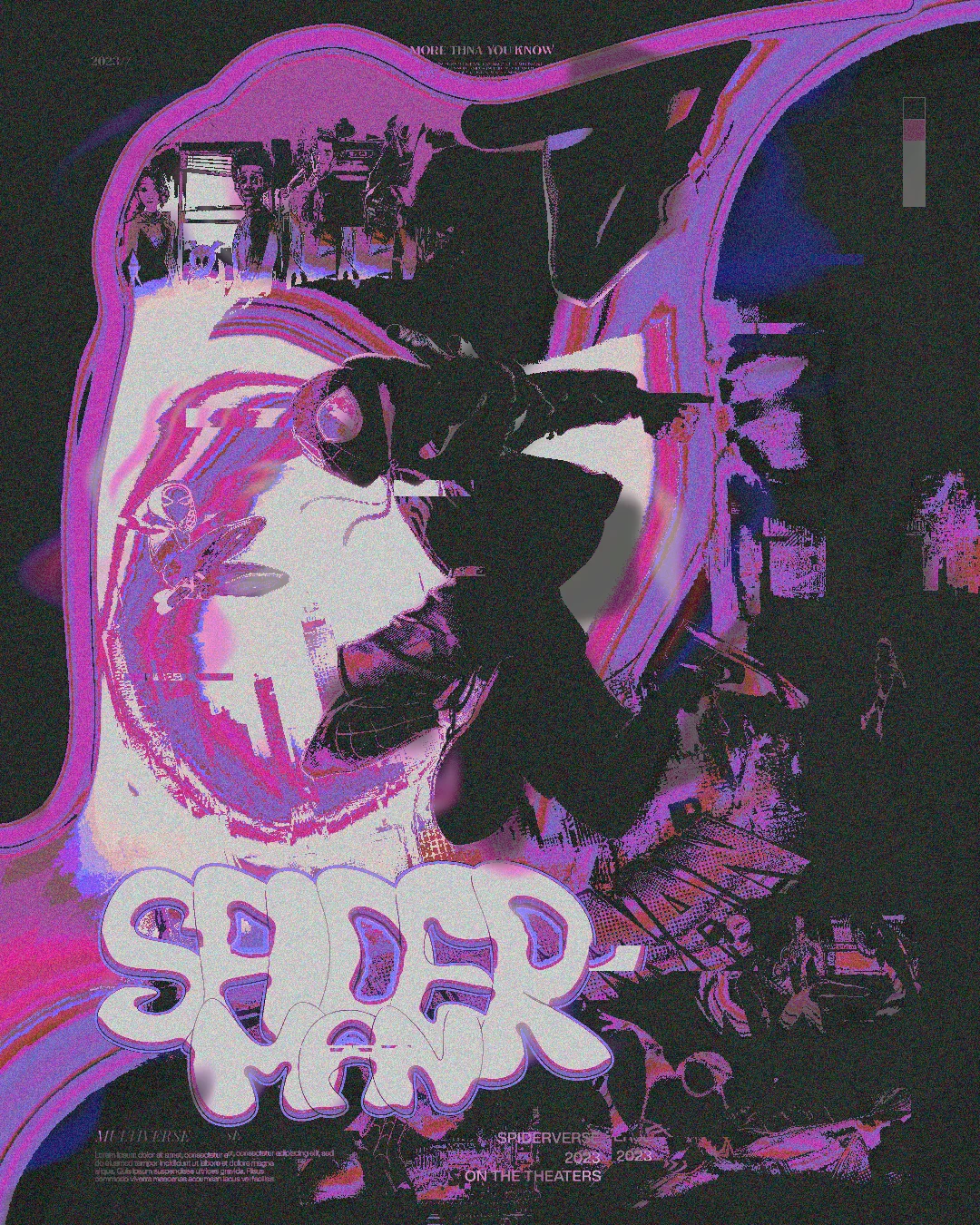 Spider-Man inspired artwork