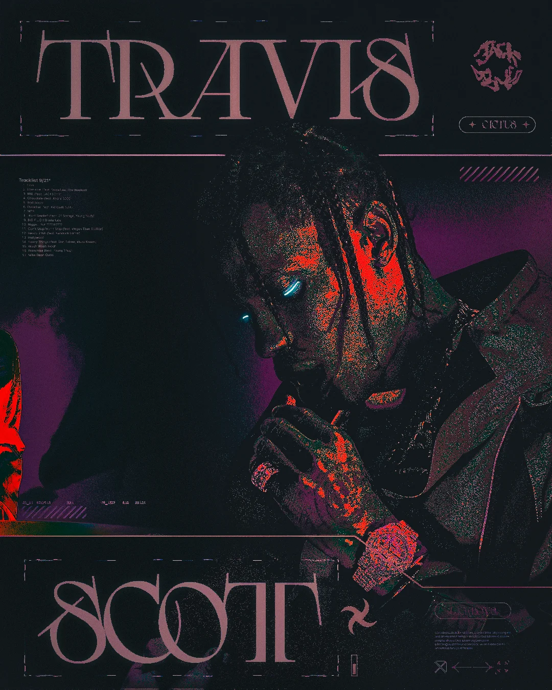 Travis Scott inspired artwork